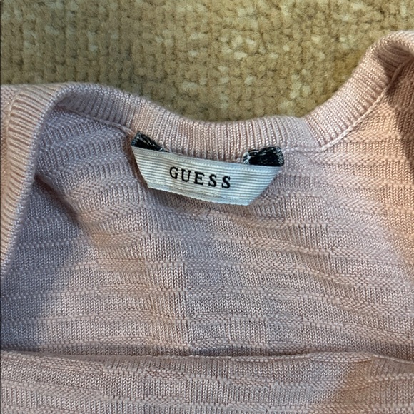 Guess Light Pink Ribbed Mini Dress - Picture 2 of 5